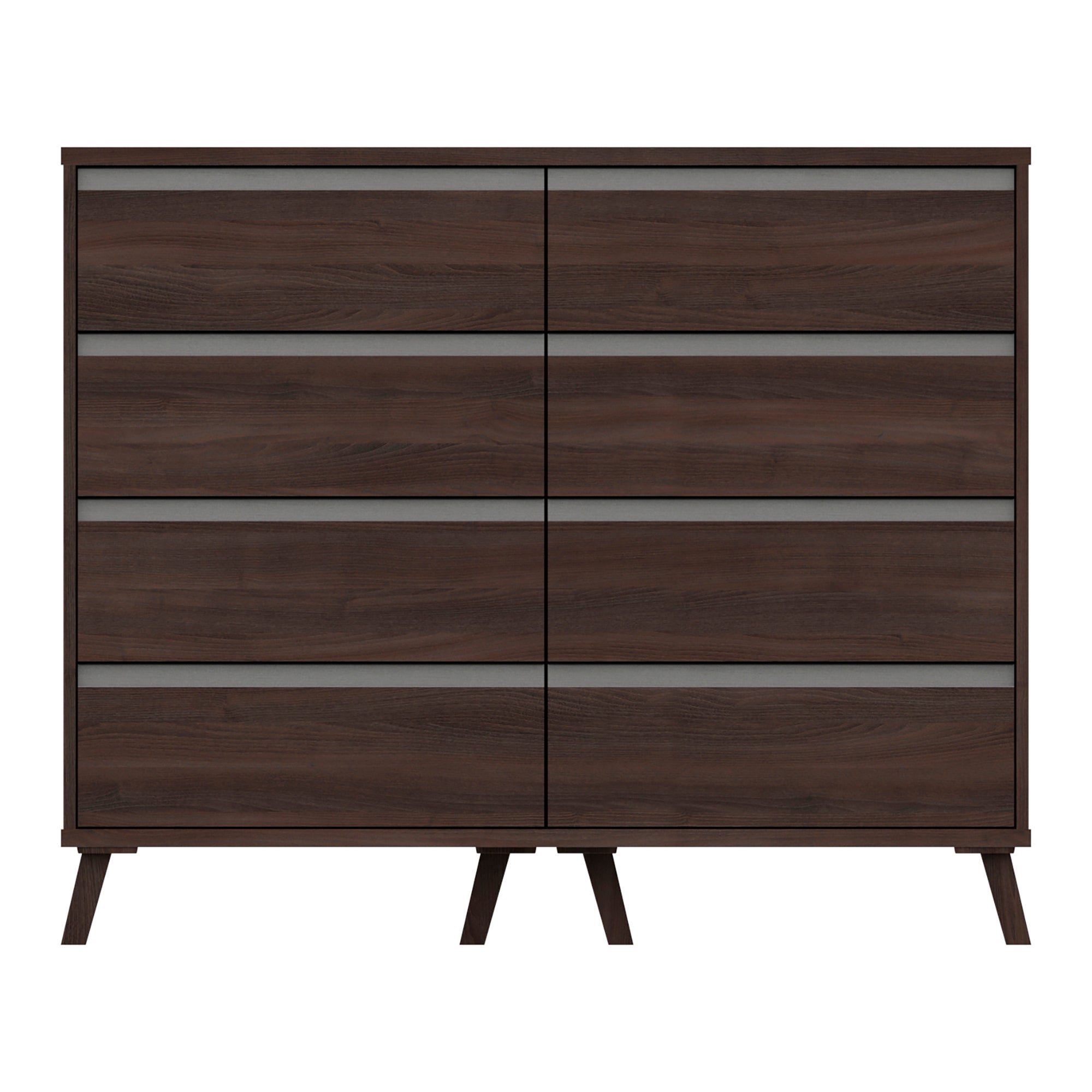 Jenson 8 Drawer Wide Chest Brown