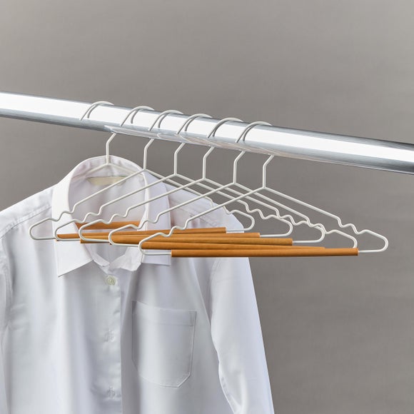 Set of 6 Kids Wooden Bar Hangers