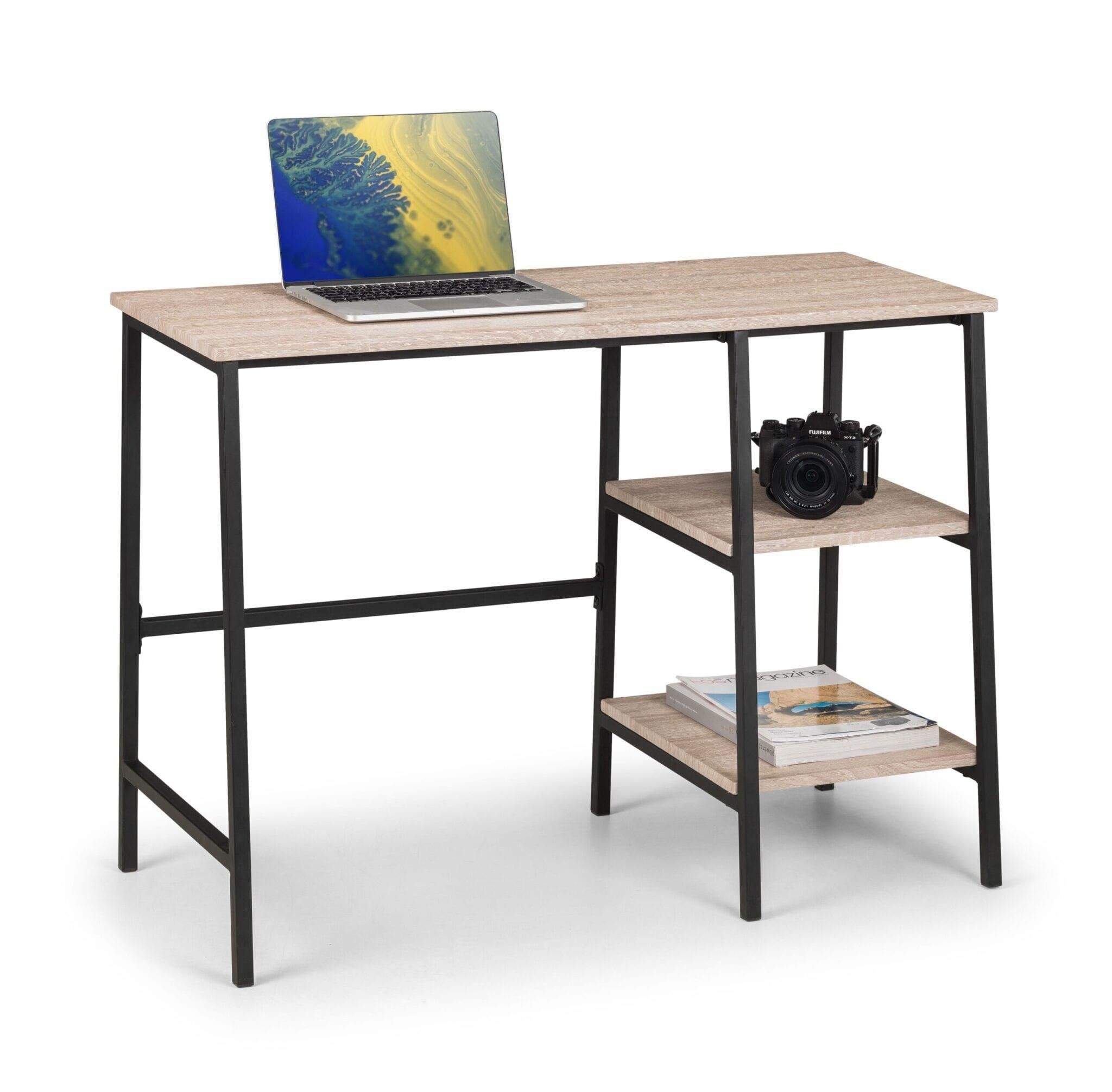 netfurniture Pulman Home Office Desk in Light Oak