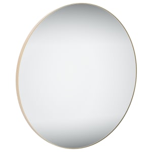 Sensio Leo Brass Round Bathroom Mirror - 800mm