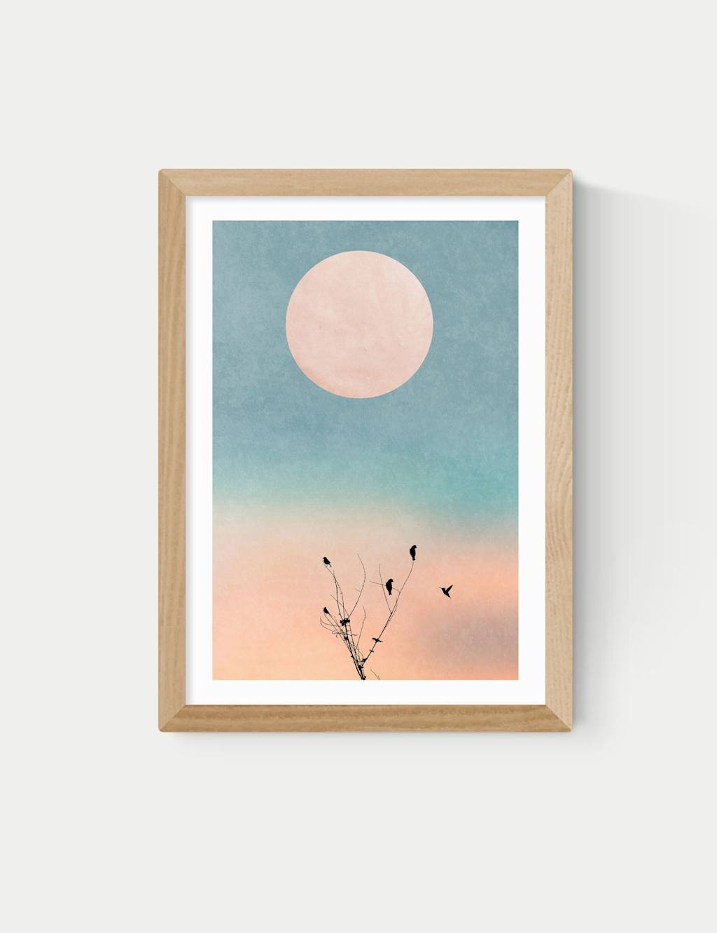 East End Prints Waking Up Warm Framed Art Print Natural