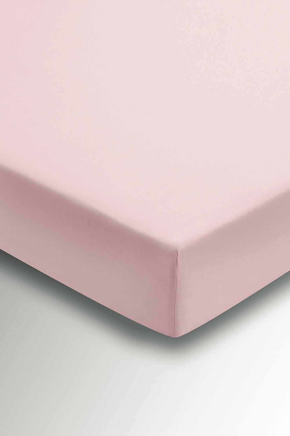 Helena Springfield 'Plain Dye' Polycotton Fitted Sheet in Baby Pink