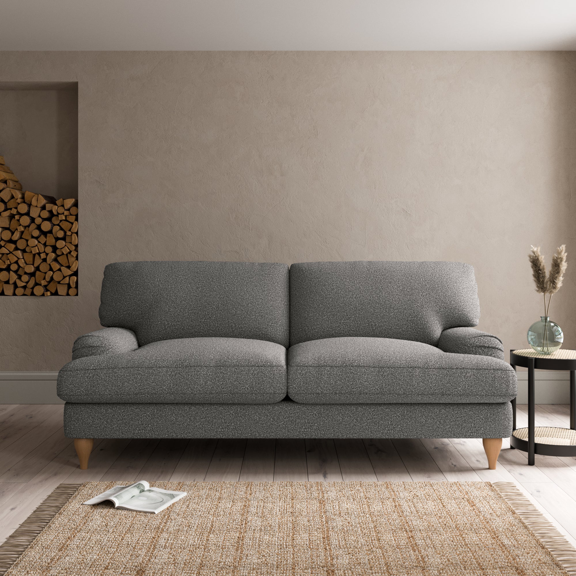 Darwin Cosy Marl 3 Seater Sofa Cosy Marl Granite
