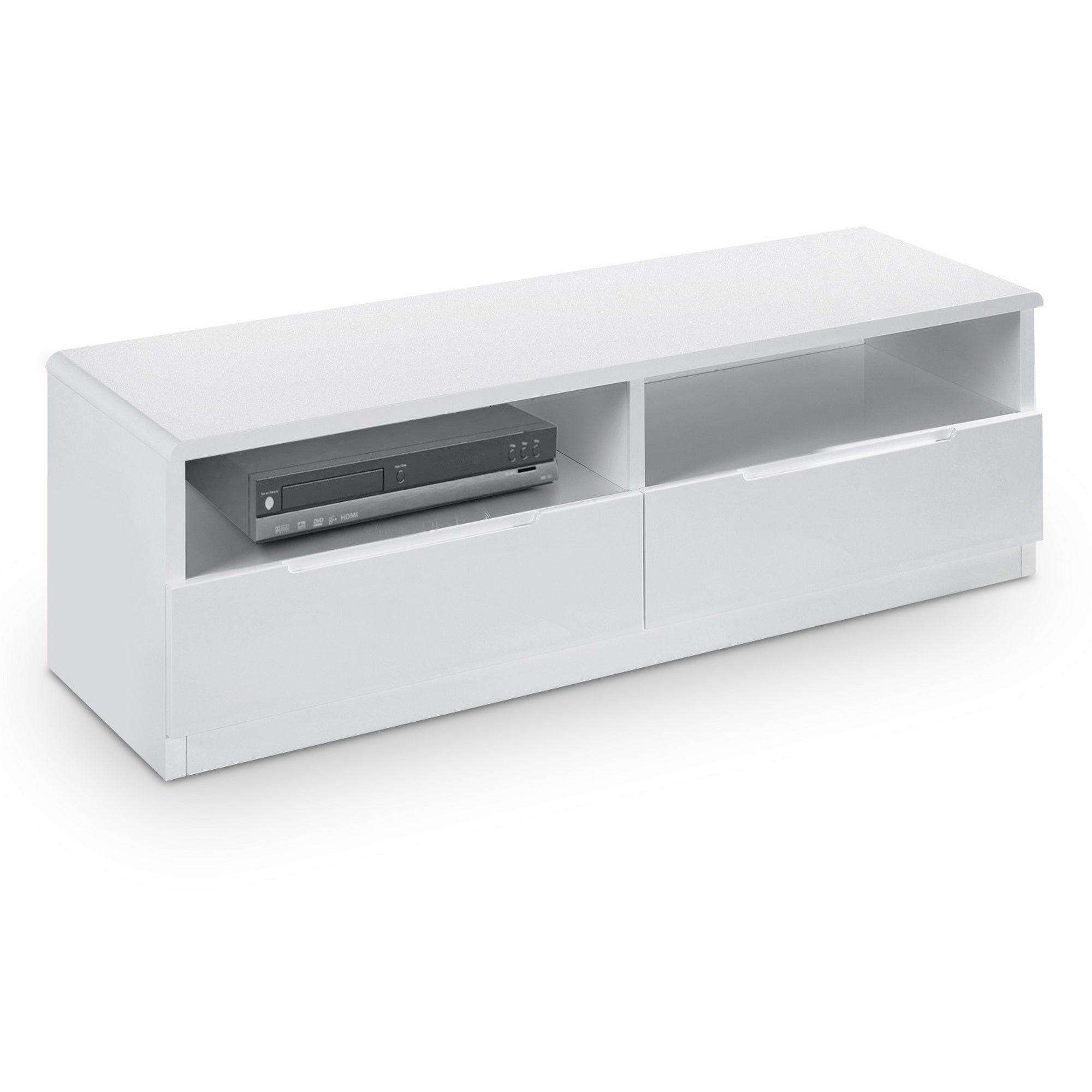 Manhattan 2 Drawer Media Unit White