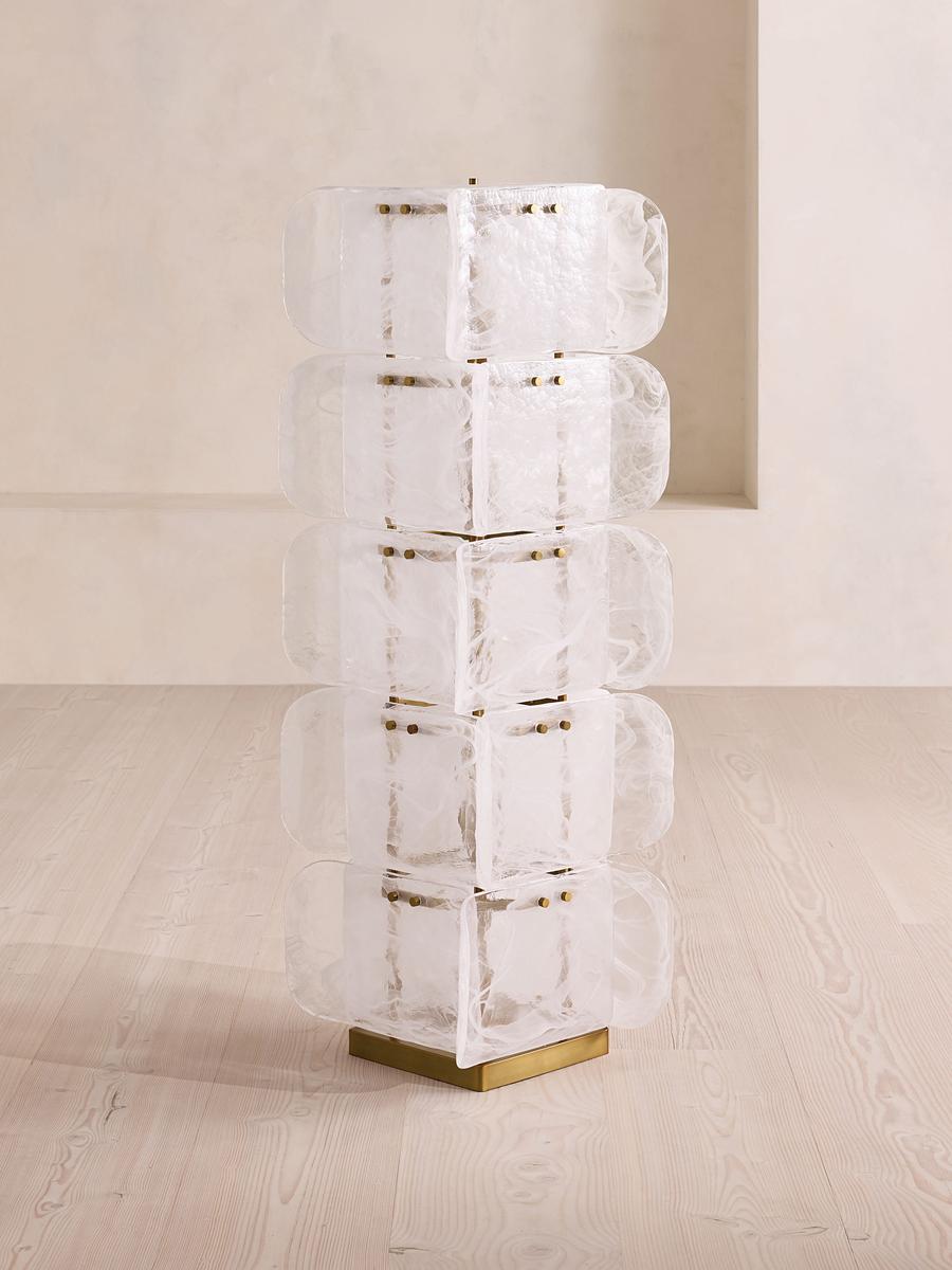 Elias Floor Lamp, White