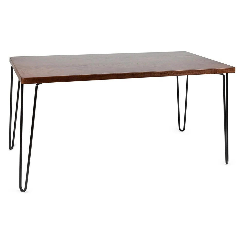 Heal's Brunel Dining Table Rectangular Dark Wood 2