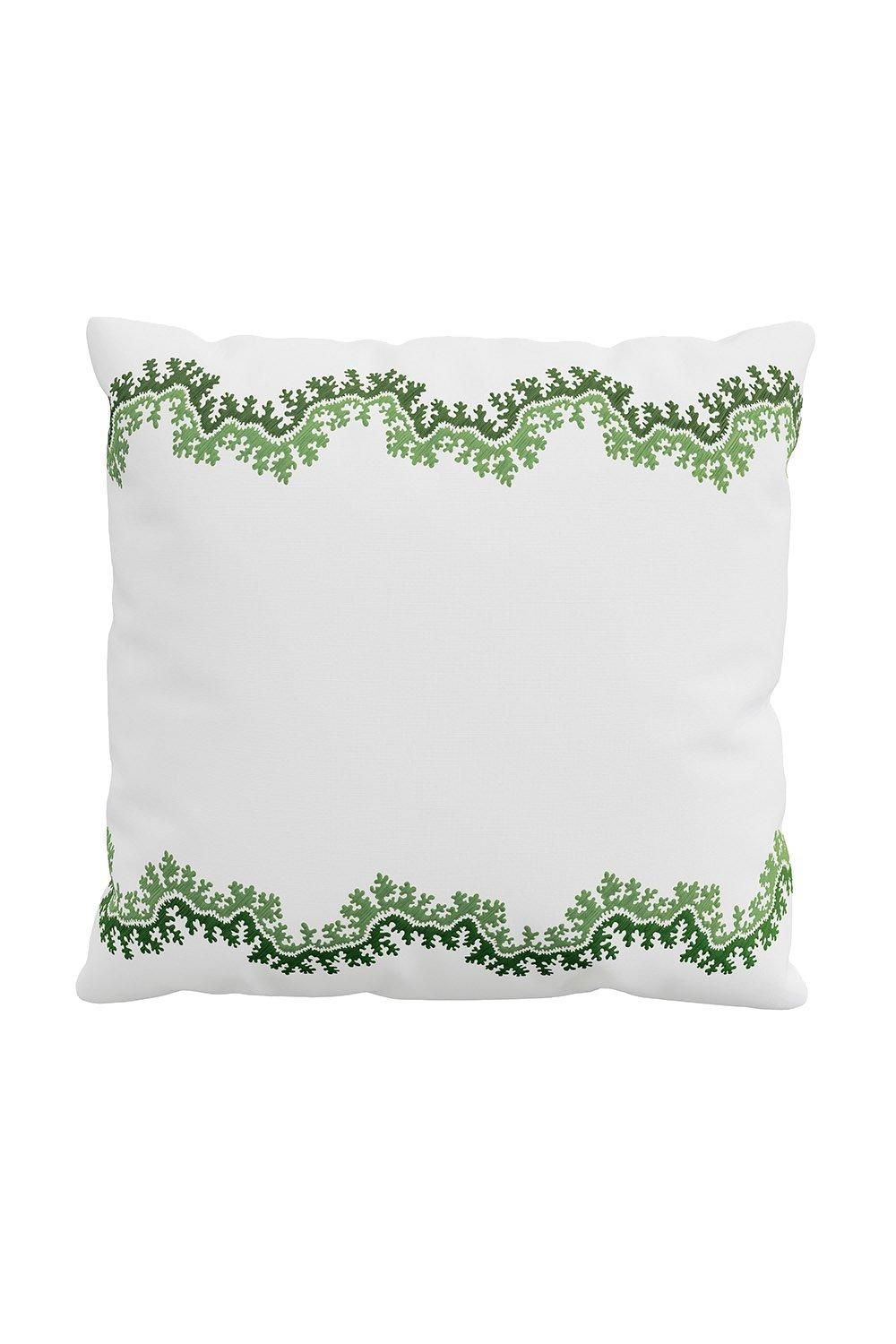 Sanderson 'Sycamore & Oak' Square Pillow Case Pair in White