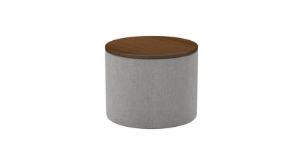 Ringo Storage Drum in Rye Baylee Viscose Linen - sofa.com