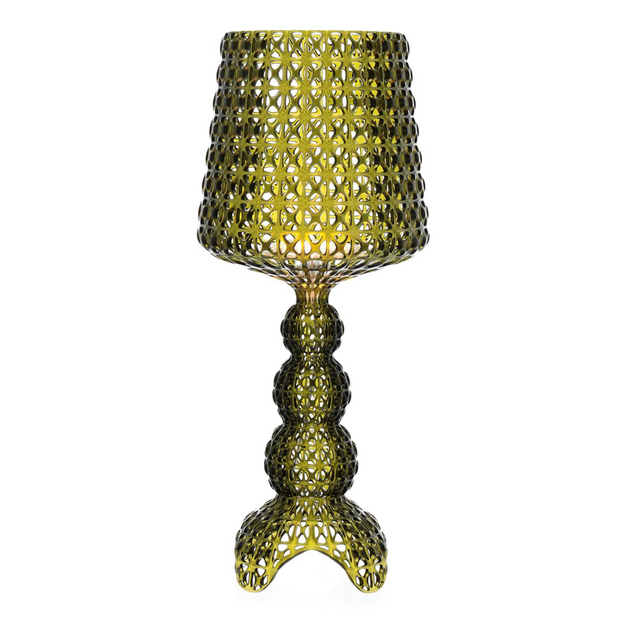 Kartell Mini Kabuki Table Lamp 30x70 Green | Barker & Stonehouse