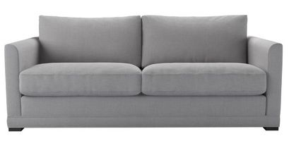 Aissa 3 Seat Sofa Bed in Cobble Brushed Linen Cotton - sofa.com