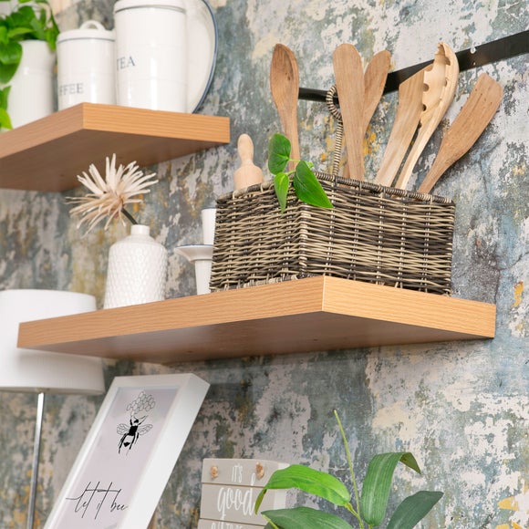 Harbour Housewares Medium Floating Shelf