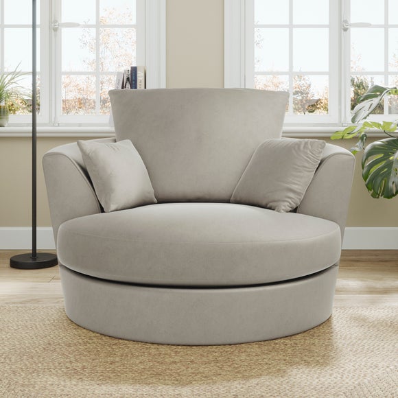 Blake Swivel Chair, Opulent Velvet