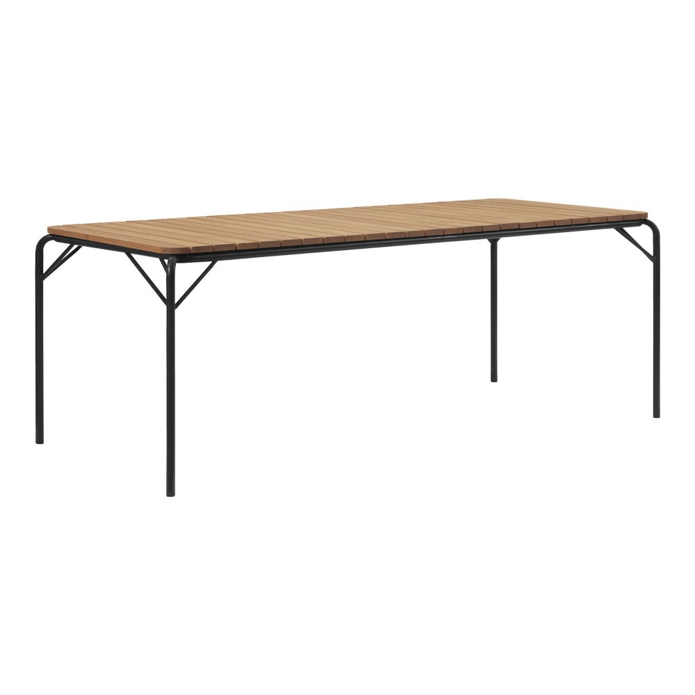 Normann Copenhagen Vig Outdoor Dining Table 200x90cm in Black