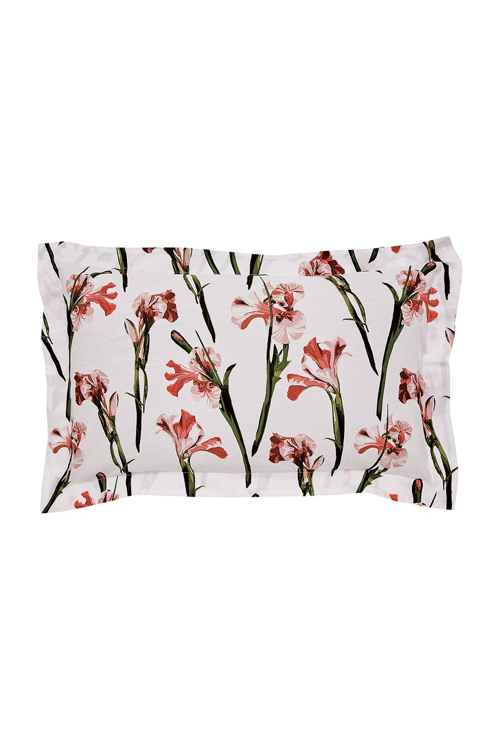 Ted Baker 'Wild Iris' Cotton Sateen Duvet Cover Set in White 3