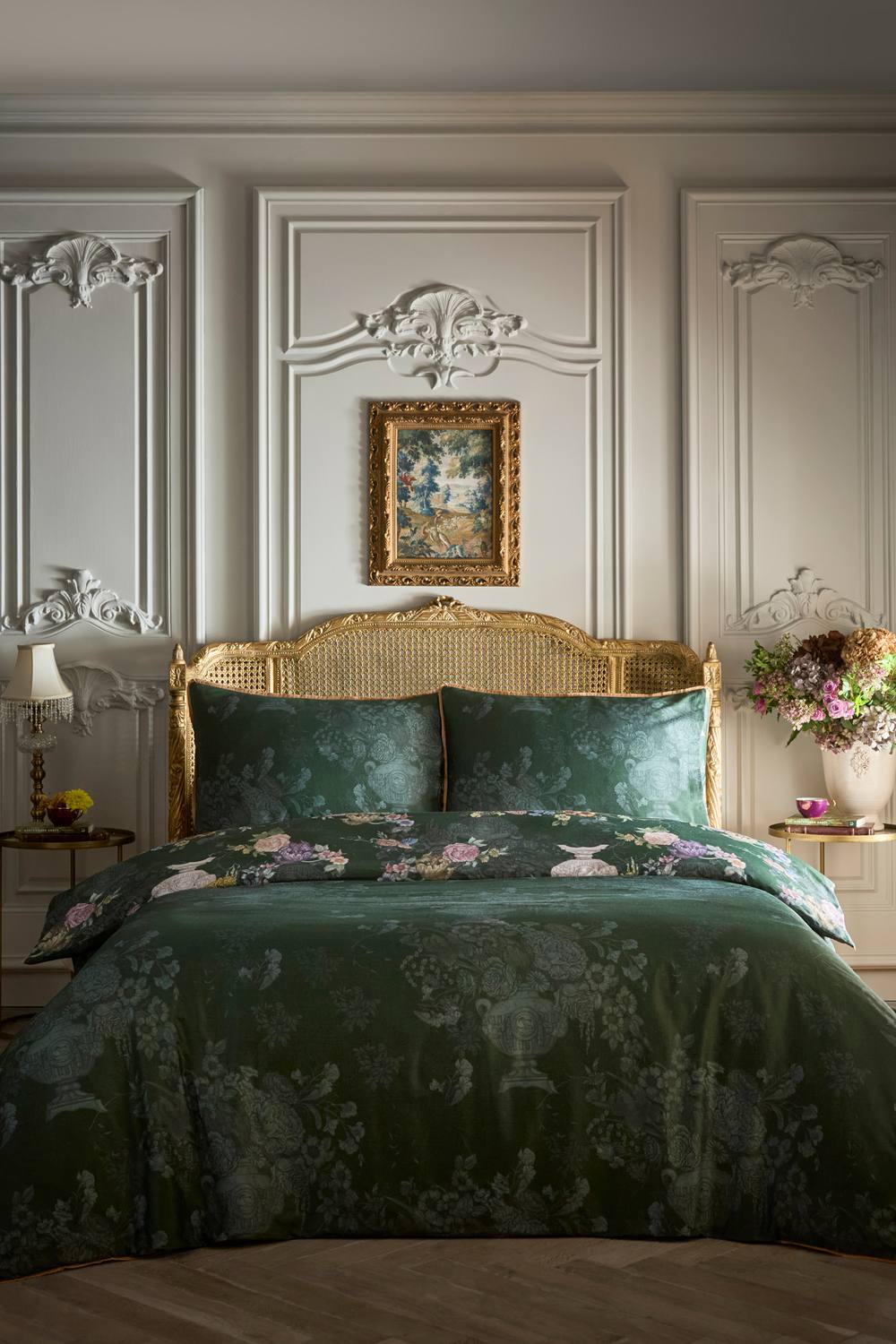 Laurence Llewelyn-Bowen 'Tuscan Holiday' 100% Cotton Duvet Cover Set in Green 4