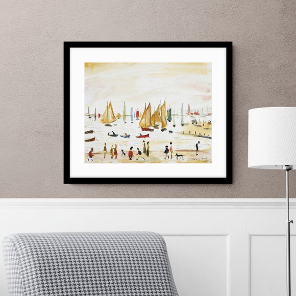 Yachts 1959 Lowry Framed Print