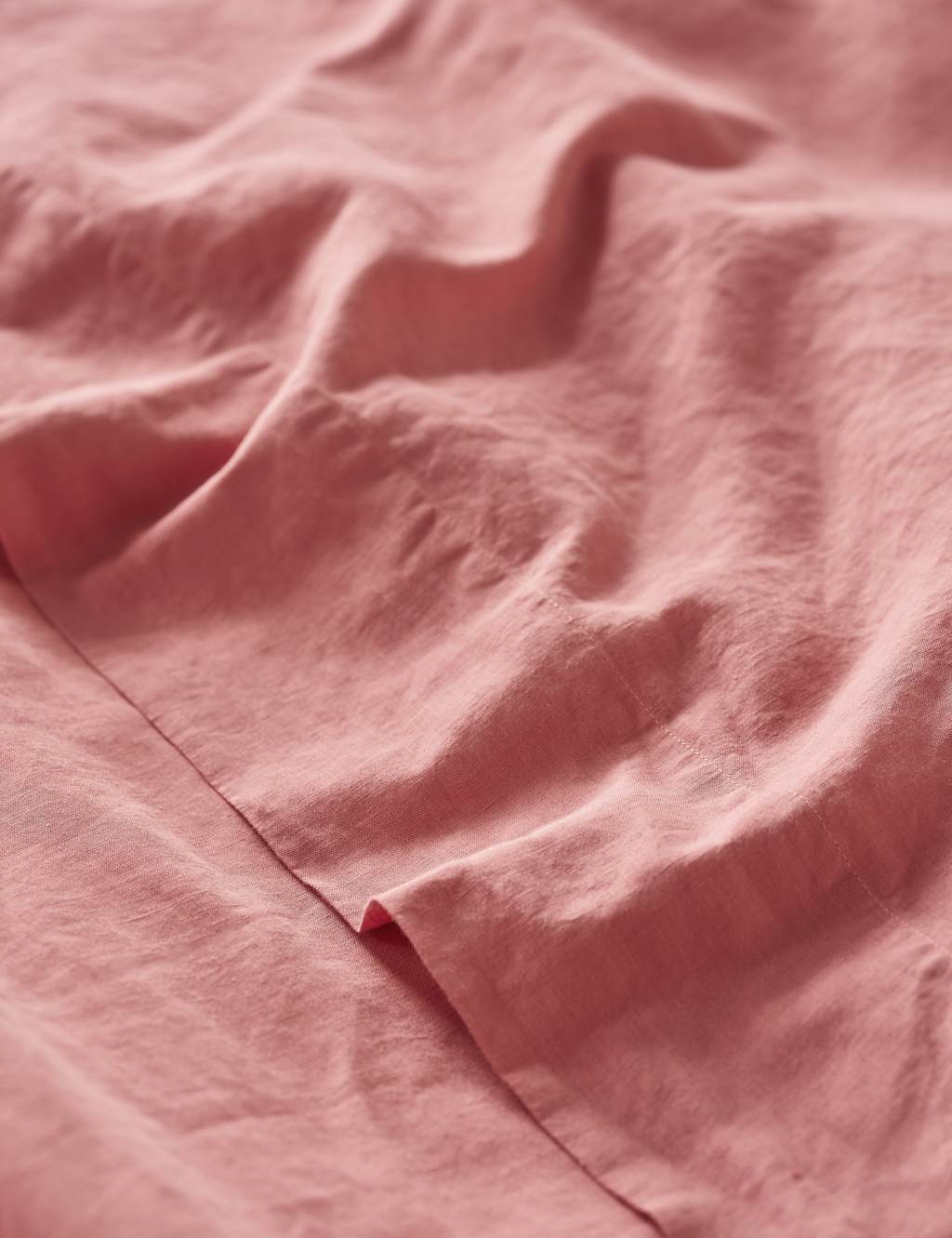 Piglet In Bed Linen Rich Plain Flat Sheet Pink