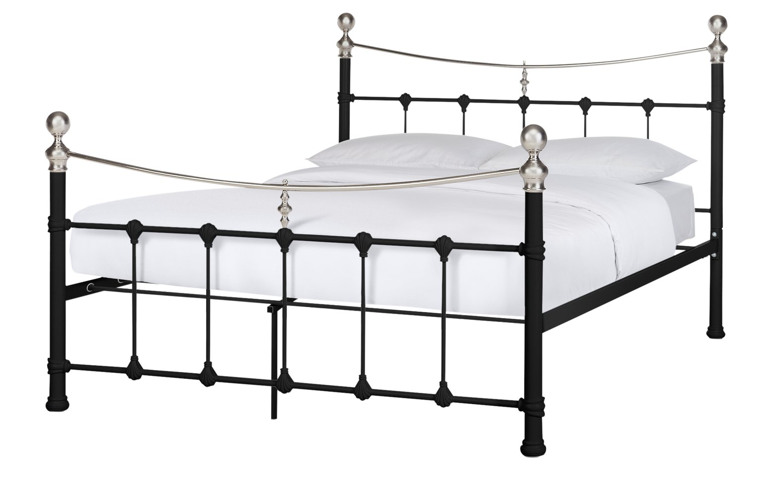 Argos Home Jayna Kingsize Metal Bed Frame - Black