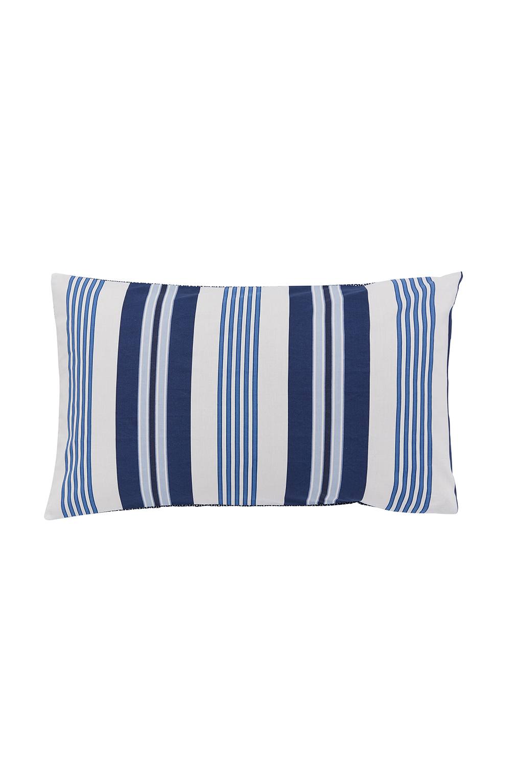 Helena Springfield 'Huntington Stripe' Cotton Duvet Cover Set in Blue 3