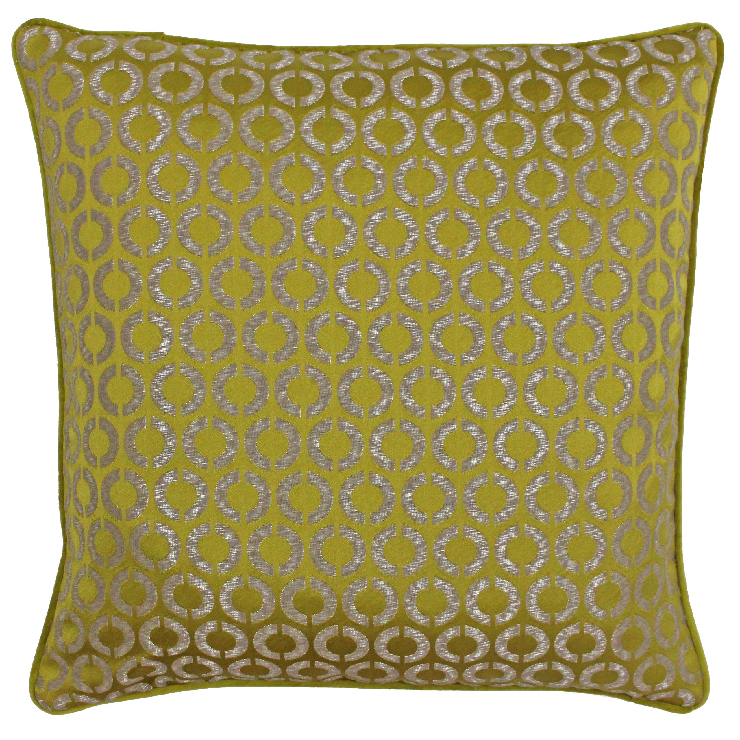 Paoletti Piccadily Jacquard Cushion in Gold