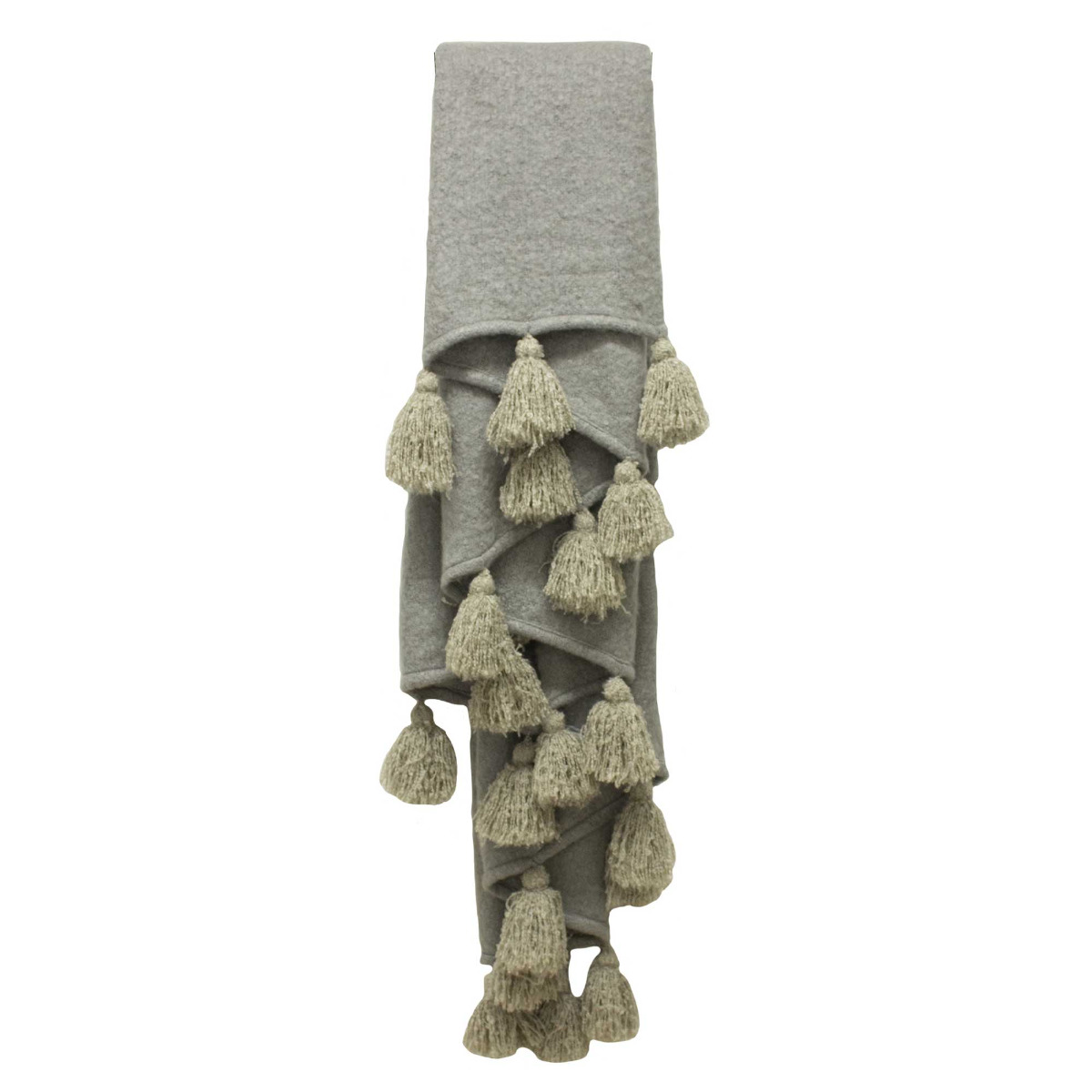Natural Tassel Throw
