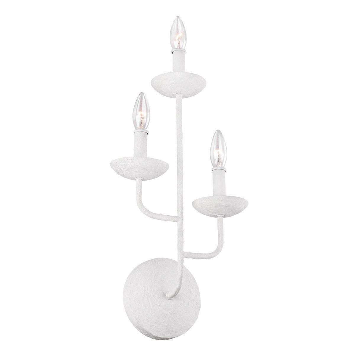 Netlighting Feiss Annie Candle Wall Lamp Plaster White