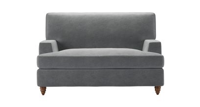 Isla Loveseat Sofabed in Thatch Smart Velvet - sofa.com