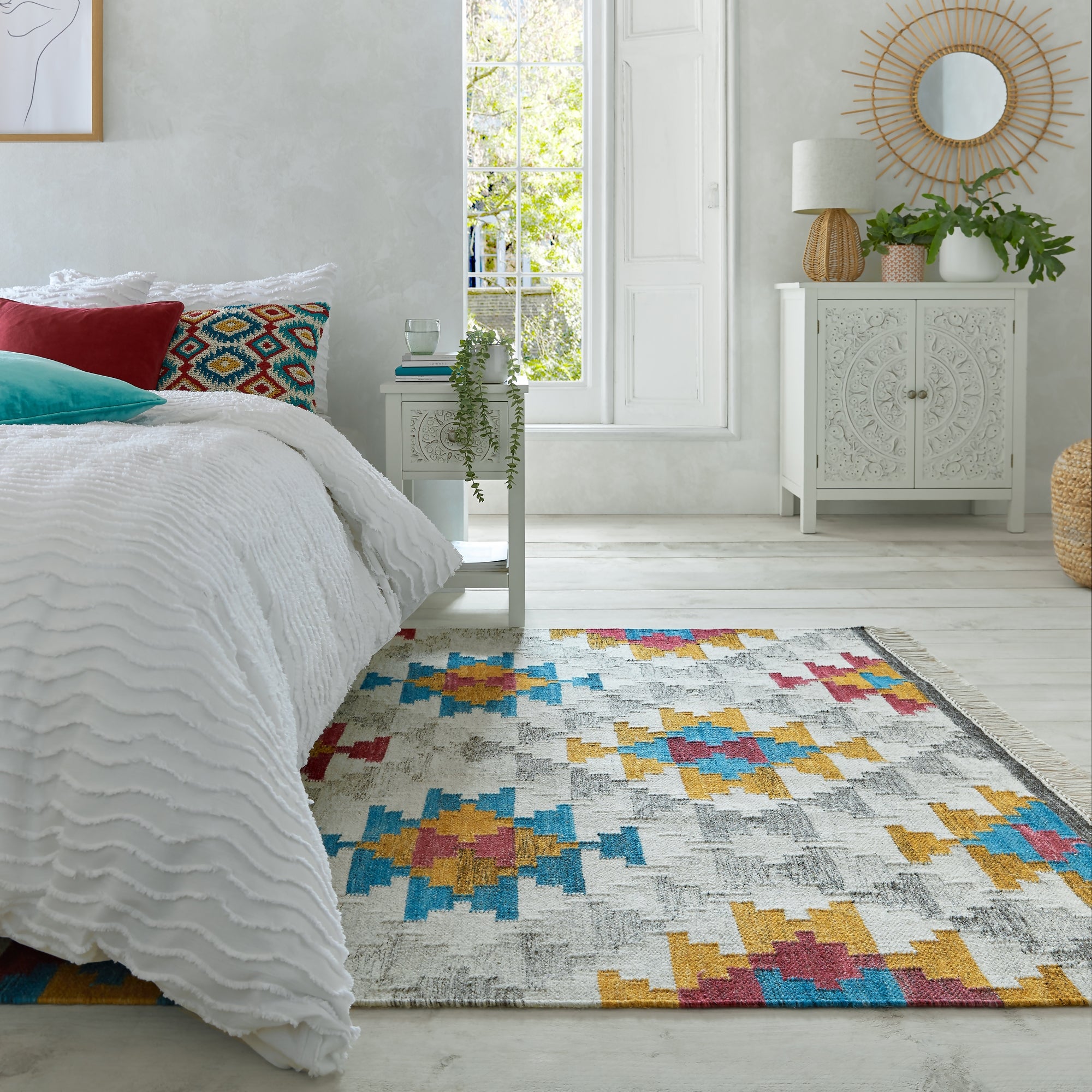 Anaheim Wool Rug MultiColoured