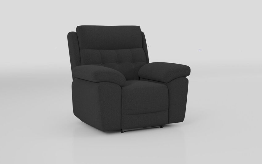 Black Fabric Belford Armchair