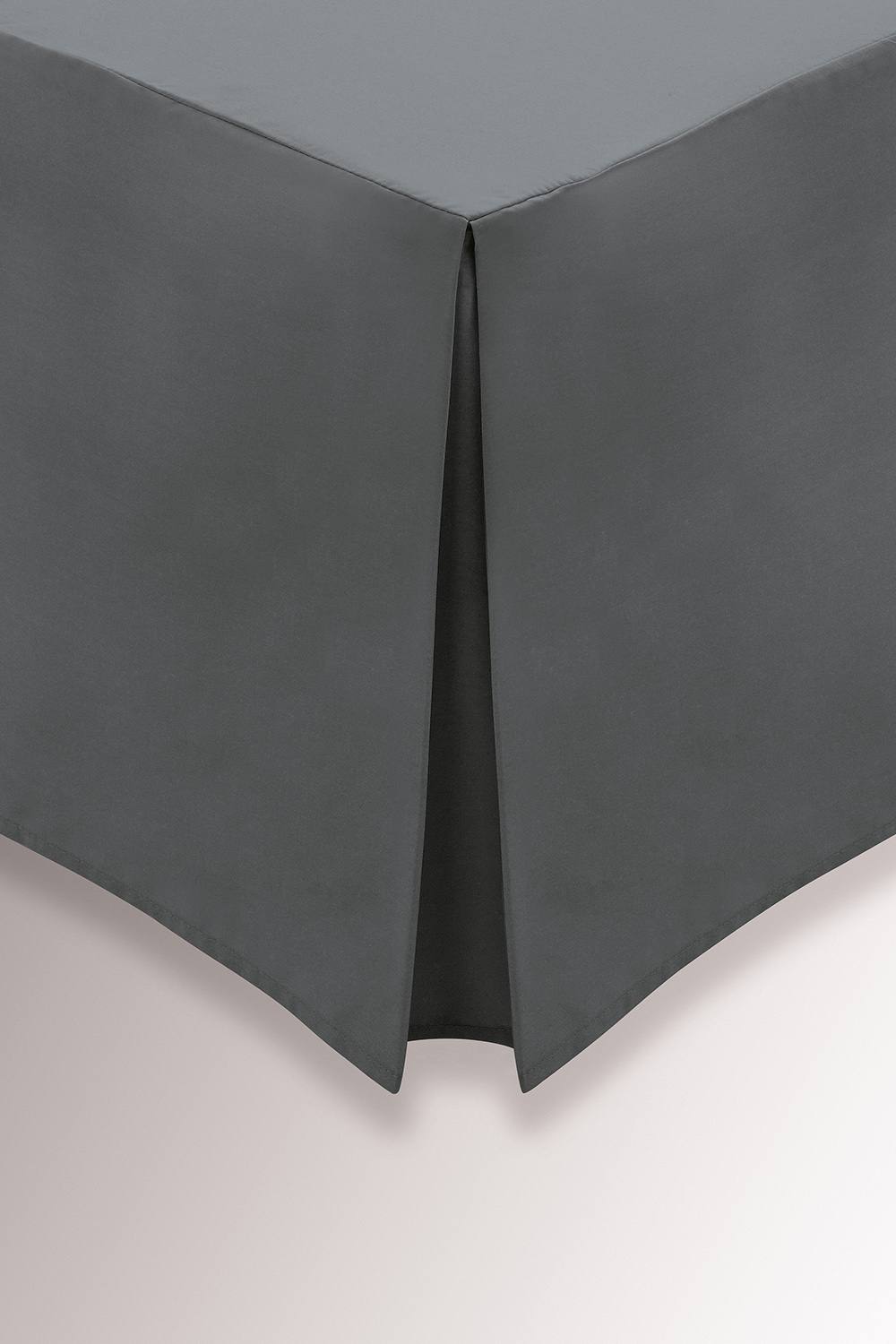 Helena Springfield 'Plain Dye' 180TC Valance in Charcoal