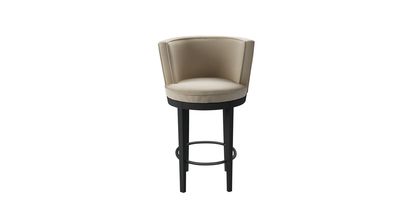 Margaux Bar Stool in Moon Smart Cotton - sofa.com