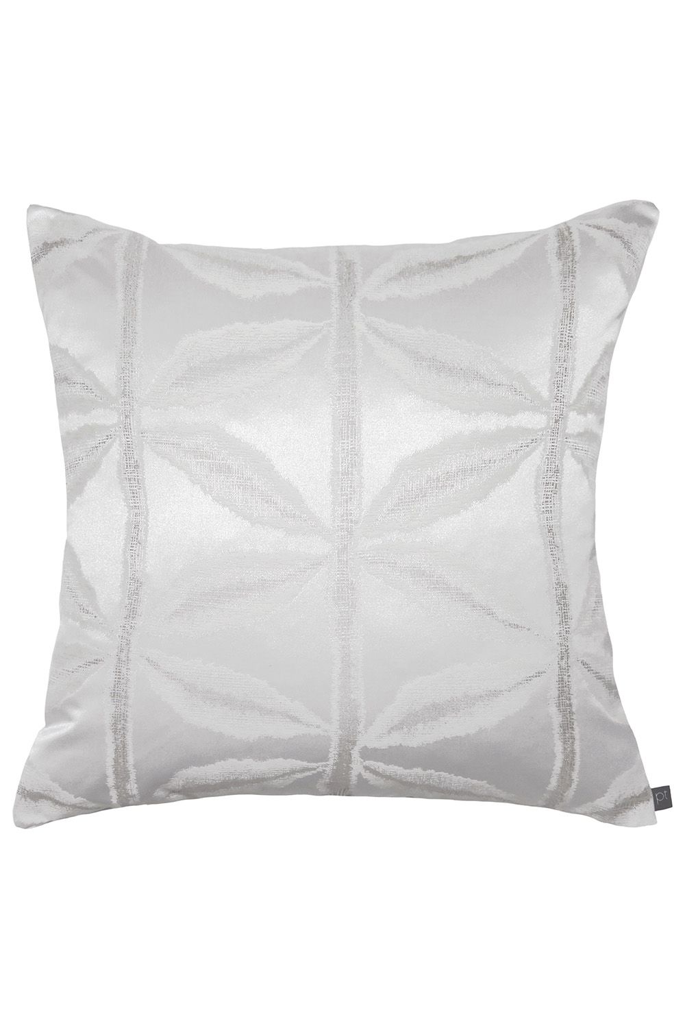 Prestigious Textiles Palm Jacquard Cushion in Silver