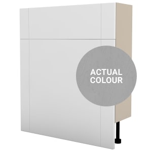 Duarti By Calypso Highwood 700mm Floor Reaching Slimline Toilet Unit - Fossil Grey