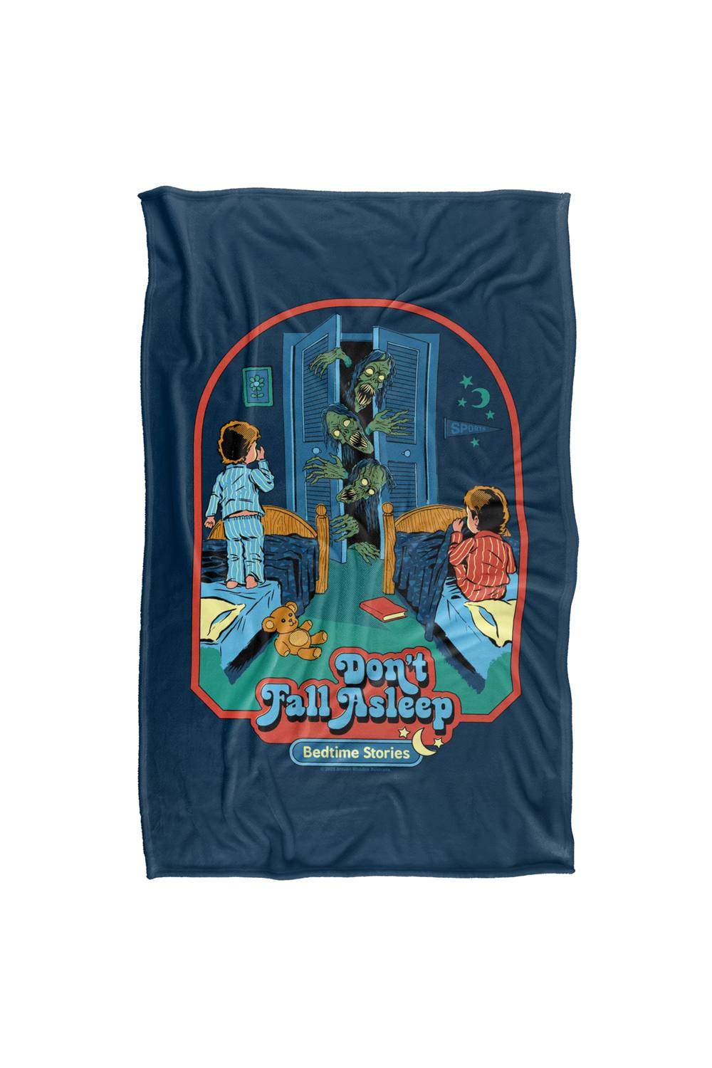 Steven Rhodes Don'T Fall Asleep Silky Touch Super Soft Throw Blanket