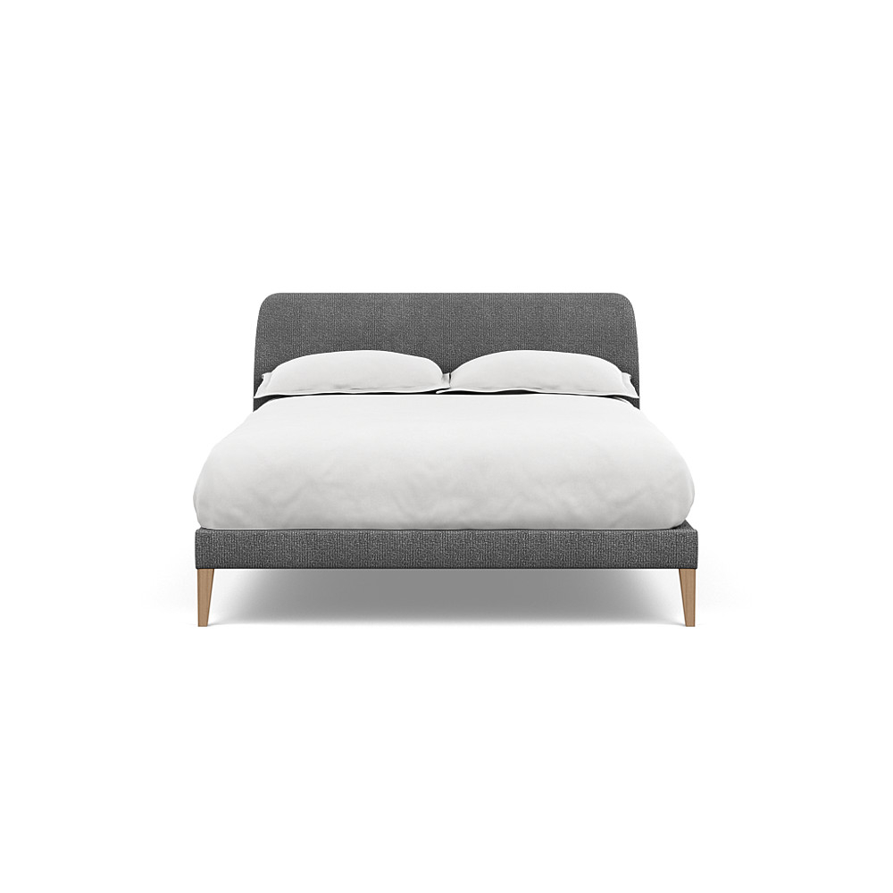 Heal's Wallis Bedstead Double Tejo Recycled Noir Walnut Feet