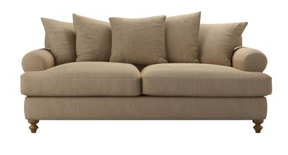 Teddy 3 Seat Sofabed in Flax Pure Belgian Linen - sofa.com