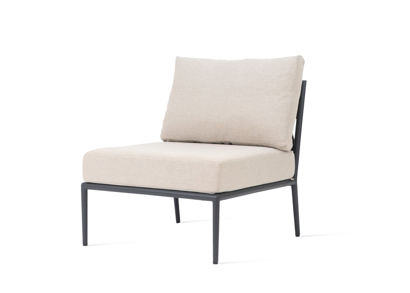 Vincent Sheppard Leo Modular Outdoor Sofa Single Piece Almond Fabric