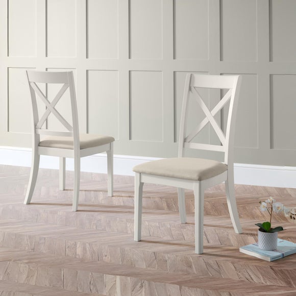 Provence Set of 2 Dining Chairs, Grey