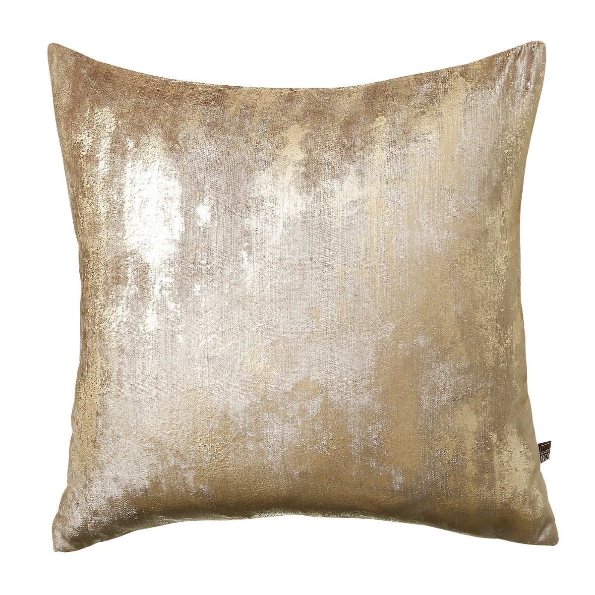 Abstract Champagne Cushion, Square Fabric | Barker & Stonehouse