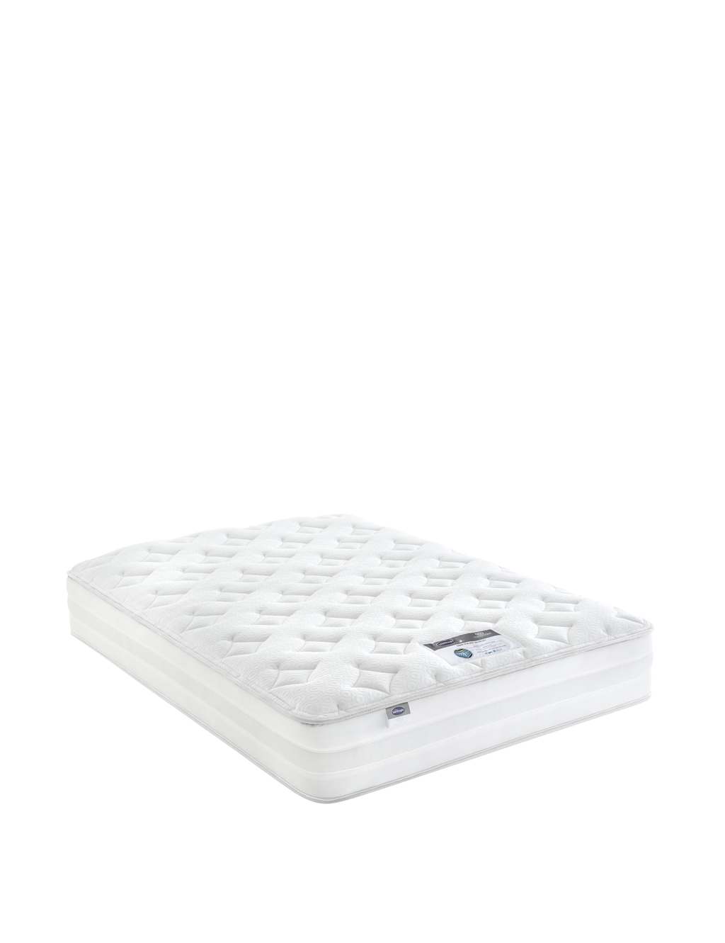 Silentnight 2000 Memory Foam Pocket Spring Medium Mattress White