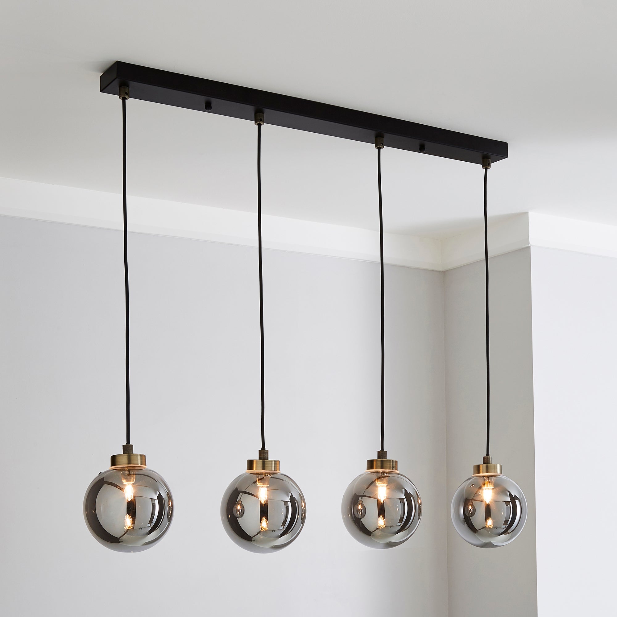 Tanner 4 Light Hanging Bar Black