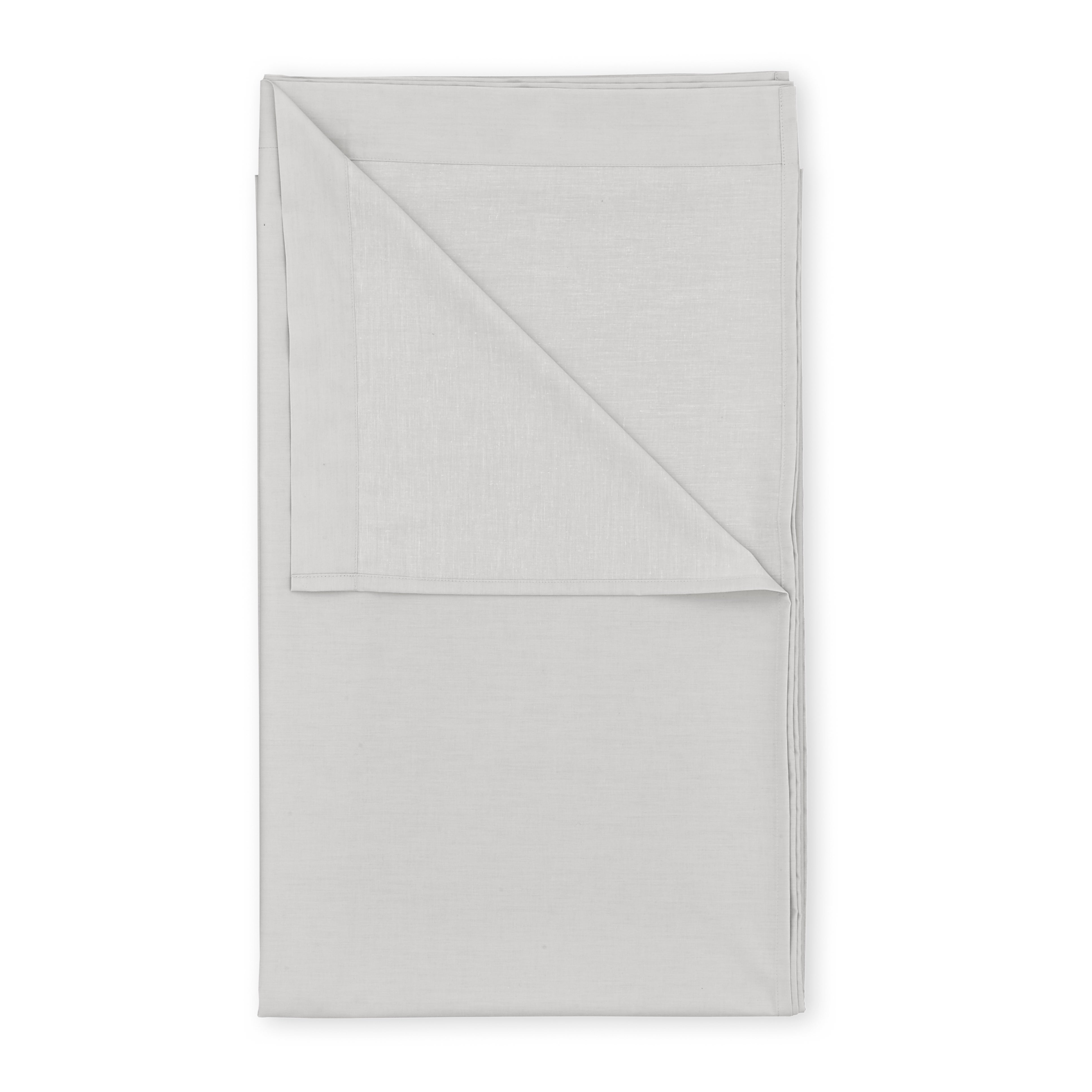 Pure Cotton Flat Sheet Silver