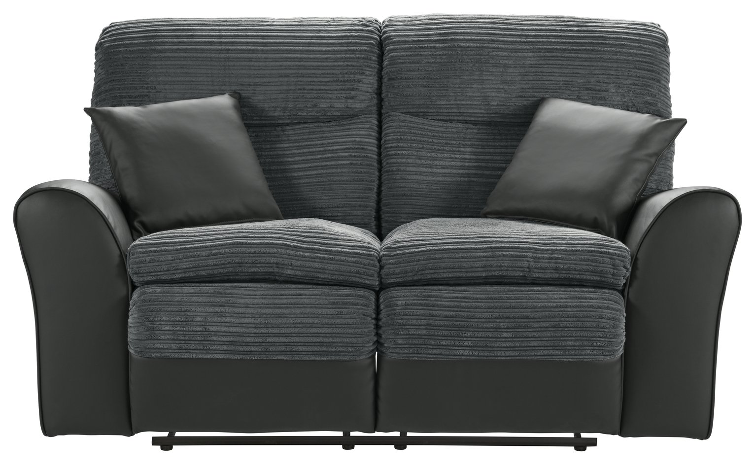 Argos Home Harry 2 Seater Fabric Recliner Sofa - Charcoal