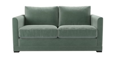 Aissa 2 Seat Sofa Bed in Sage Smart Velvet - sofa.com