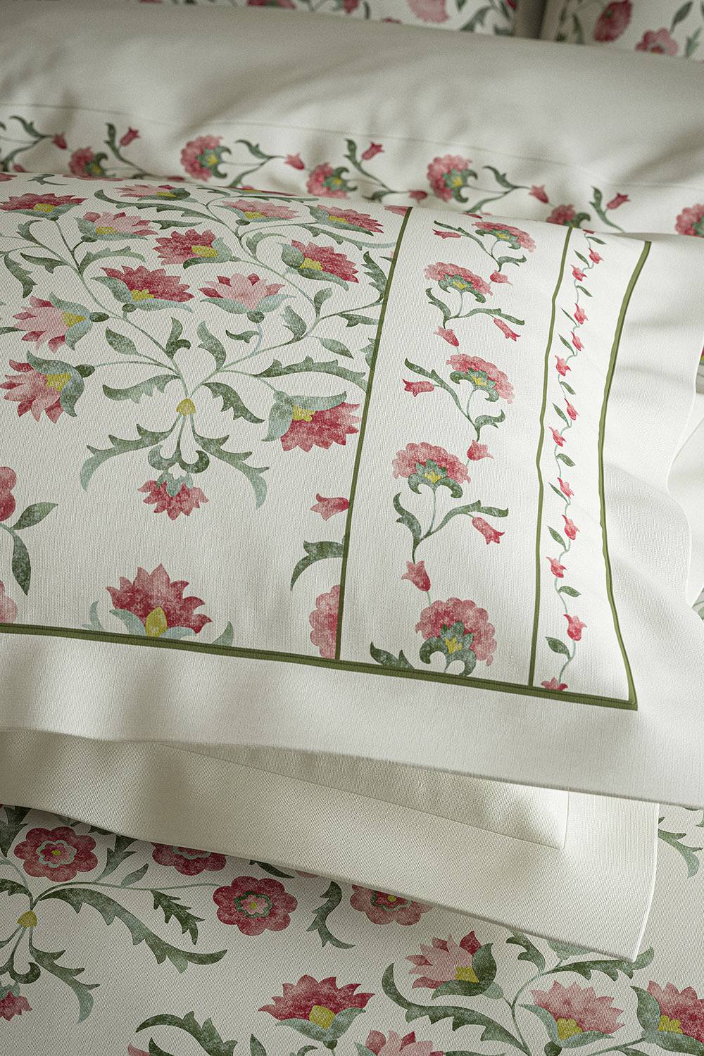 Sanderson 'Ottoman' Cotton Duvet Cover Set in Cream 5