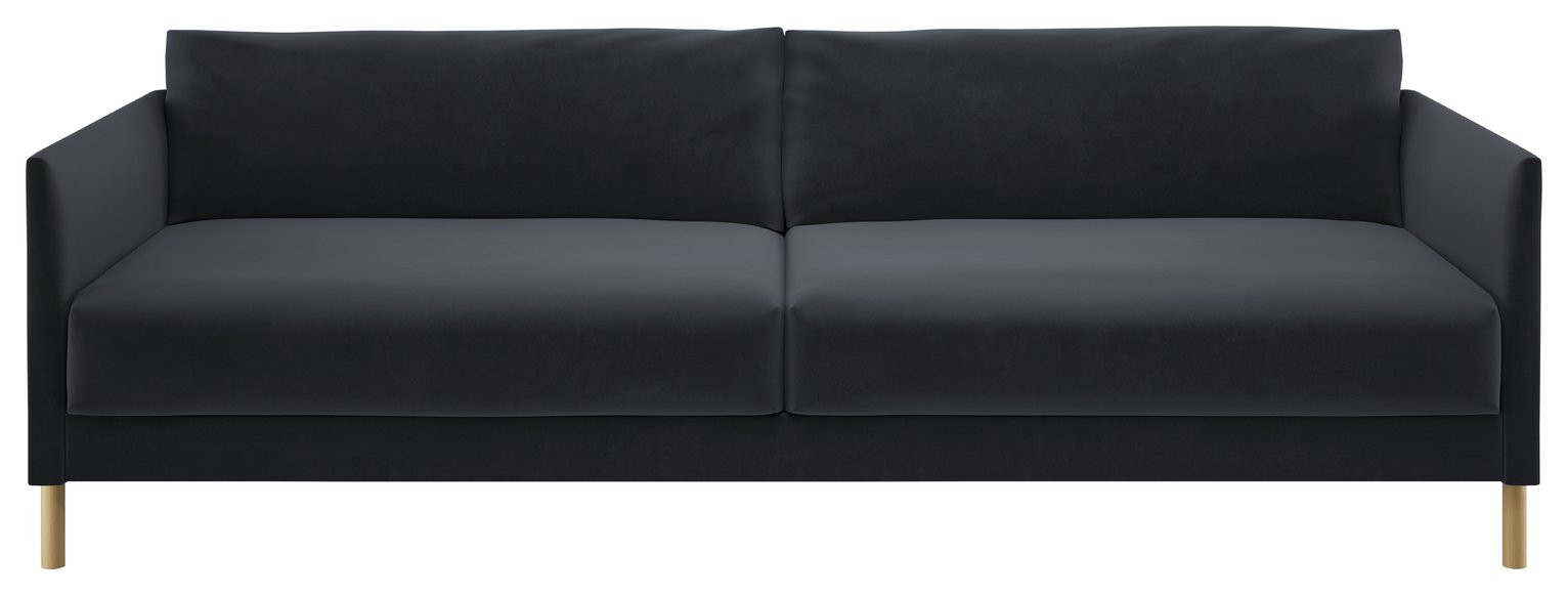 Habitat Hyde 3 Seater Fabric Sofa Bed - Charcoal