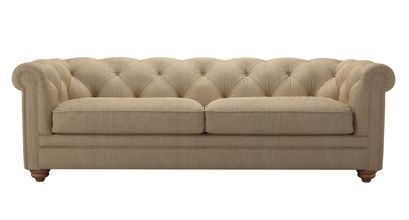 Patrick 3 Seat Sofabed in Flax Pure Belgian Linen - sofa.com