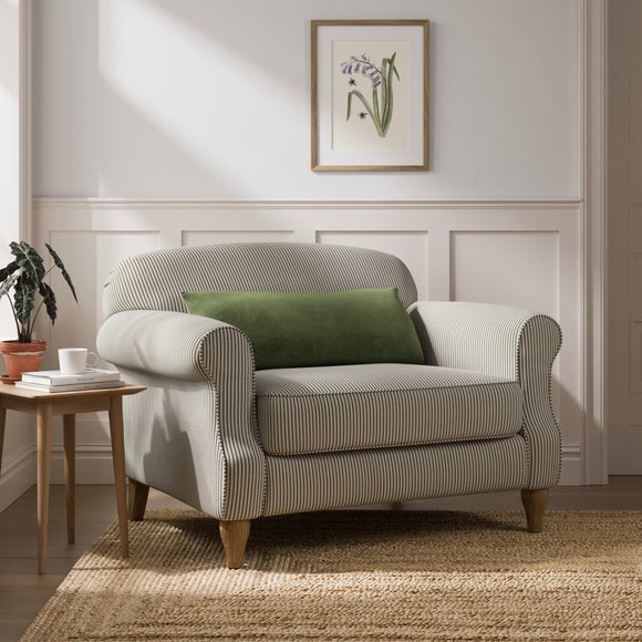 Millie Tiny Stripe Snuggle Chair