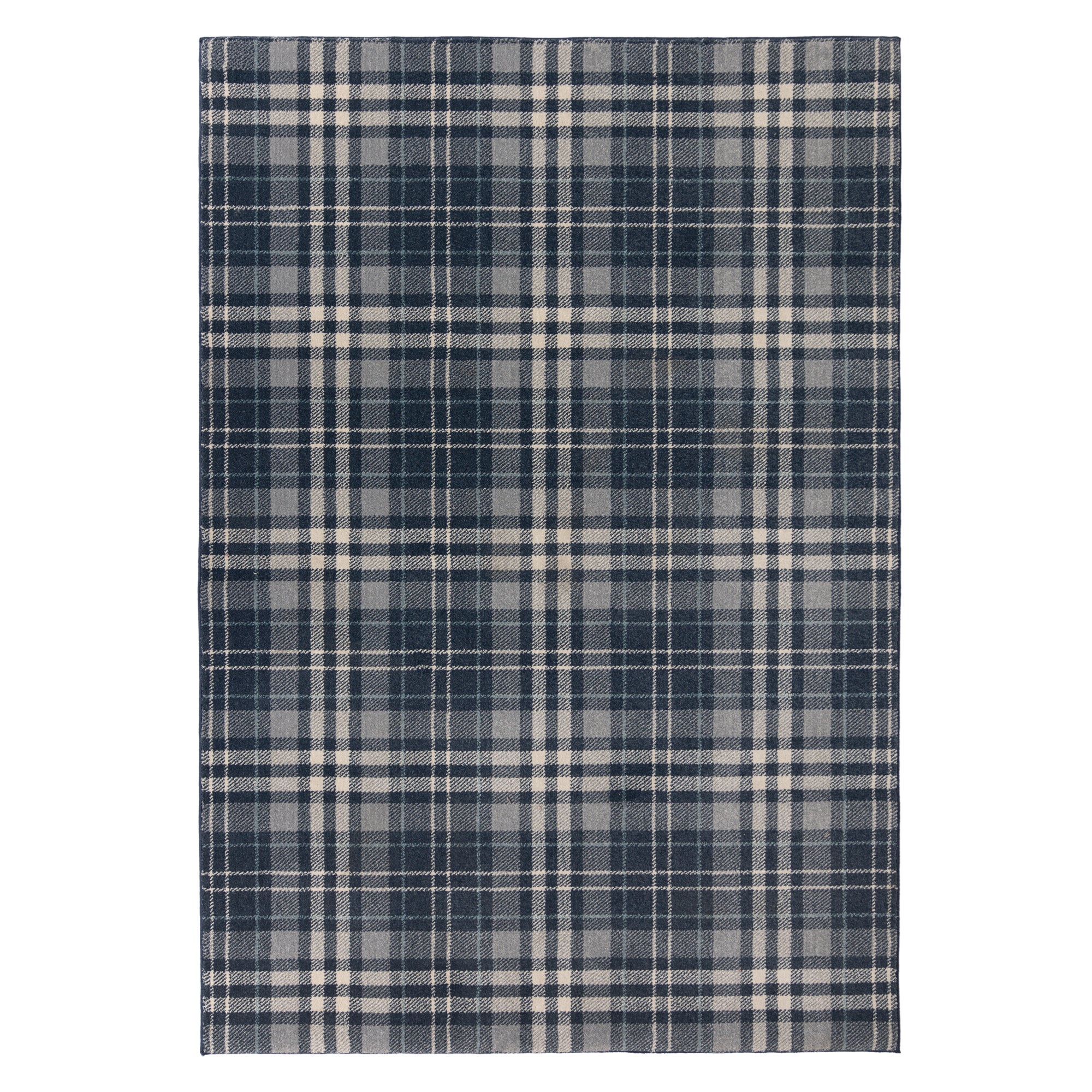 Kilbirnie Rug Blue and White