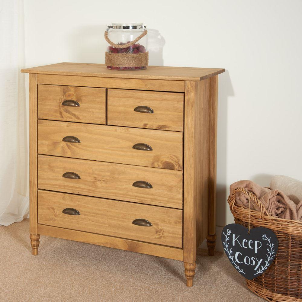Pembroke Pine 3+2 Drawer Chest